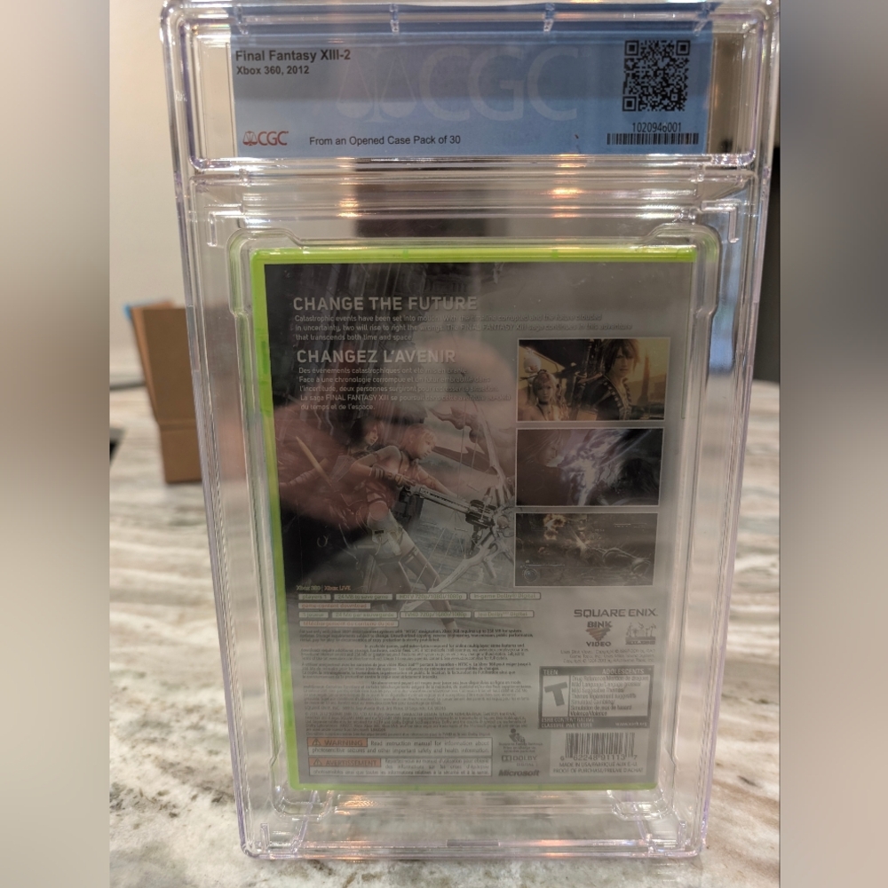 Final Fantasy XIII-2 Xbox 360 CGC 10.0 A++ - Picture 4 of 6